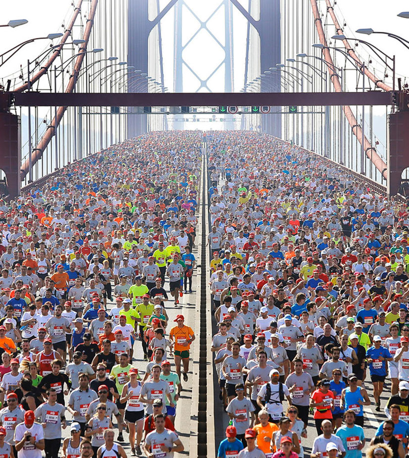 Le marathon de Lisbonne