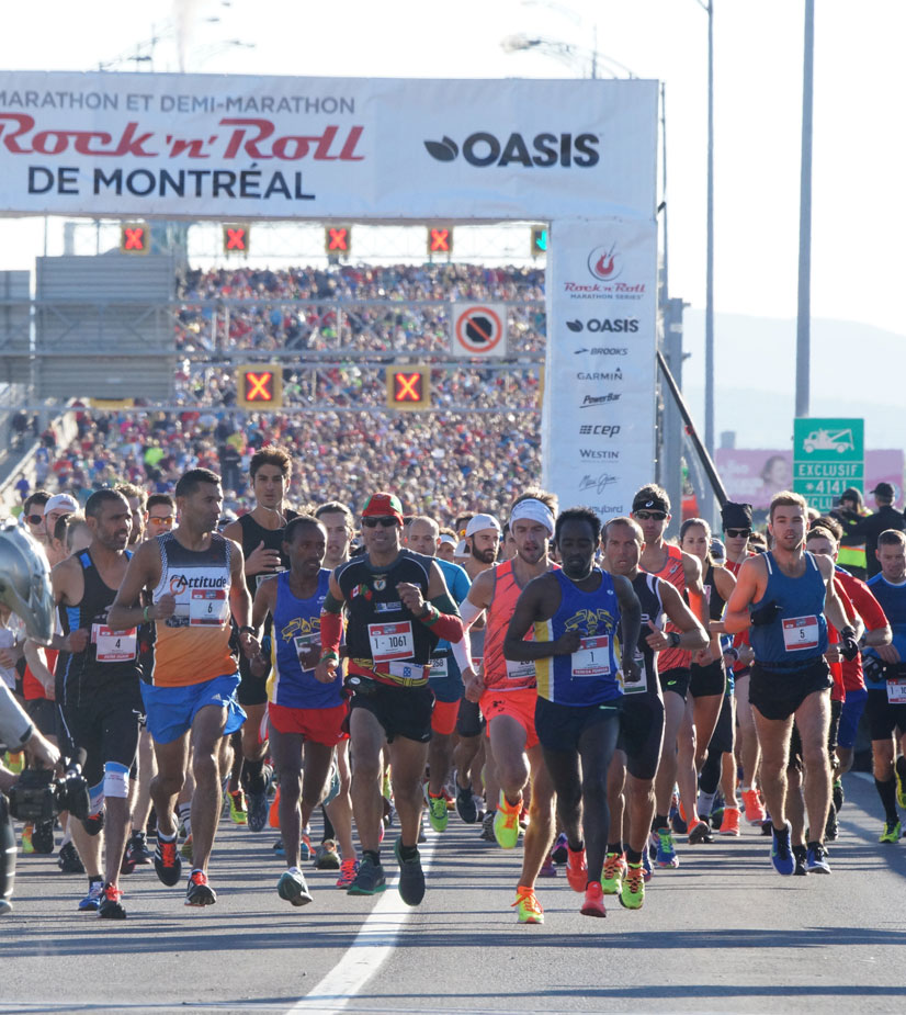 Le marathon de Montréal