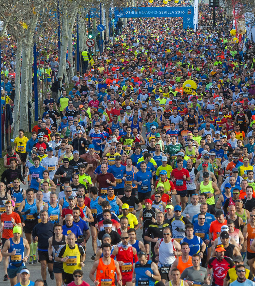 Le marathon de Seville